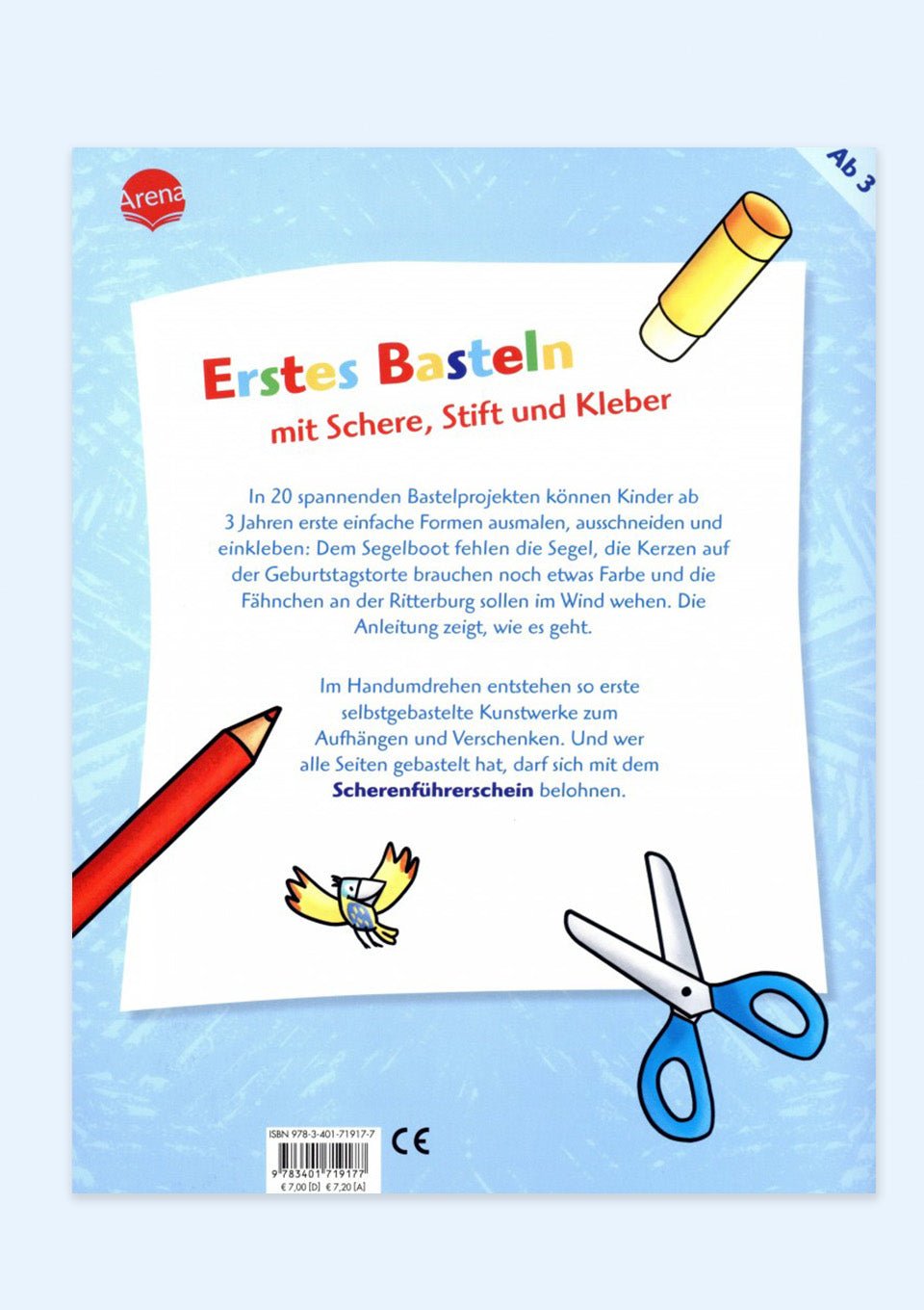 Arena Verlag Bastelbuch "Mein lustiger Bastelspaß" - tiny-boon.com