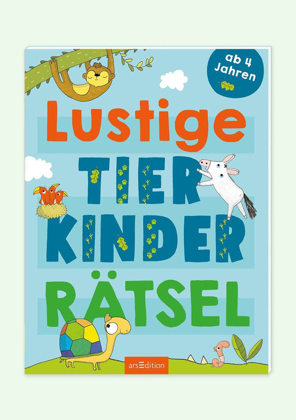 arsEdition Rätselbuch "Lustige Tierkinder-Rätsel" - tiny-boon.com