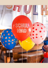 Ballons "Schulkind" 100% Naturlatex
