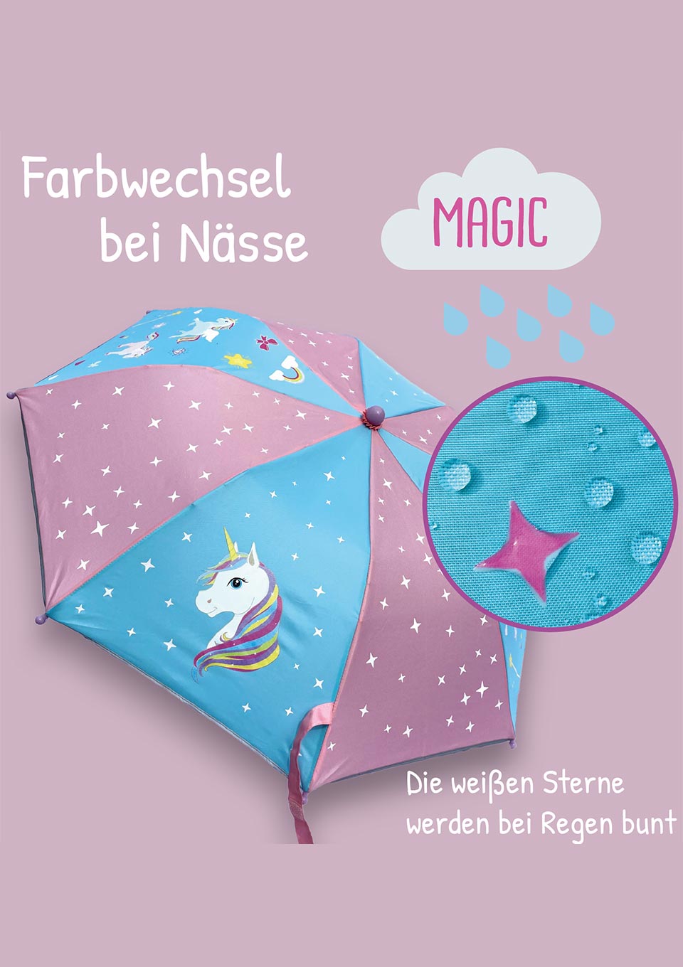 HECKBO Magic Regenschirm Einhorn - tiny - boon.com