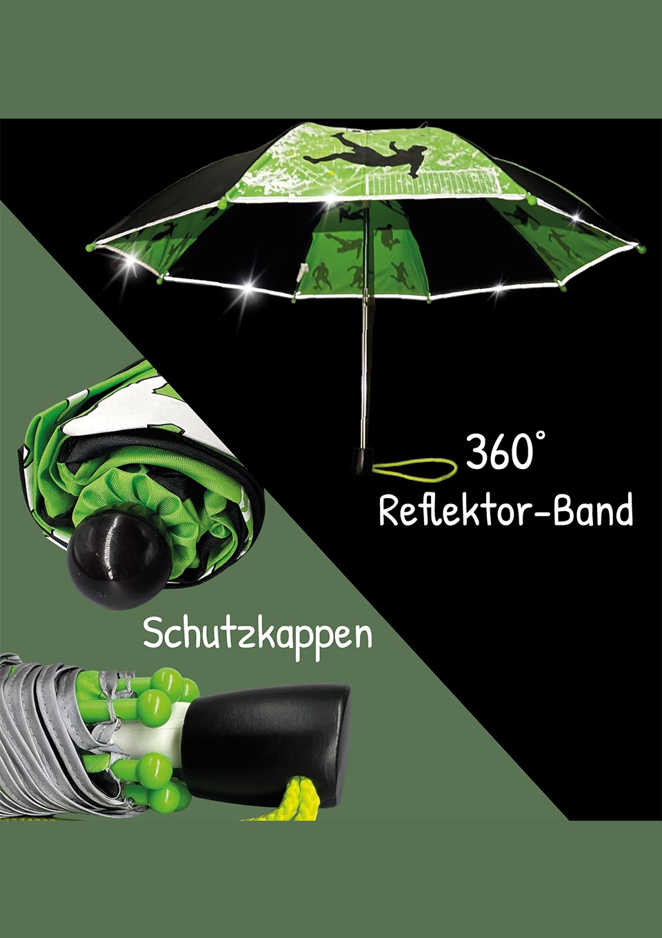 HECKBO Magic Regenschirm Fussball 3D - tiny - boon.com