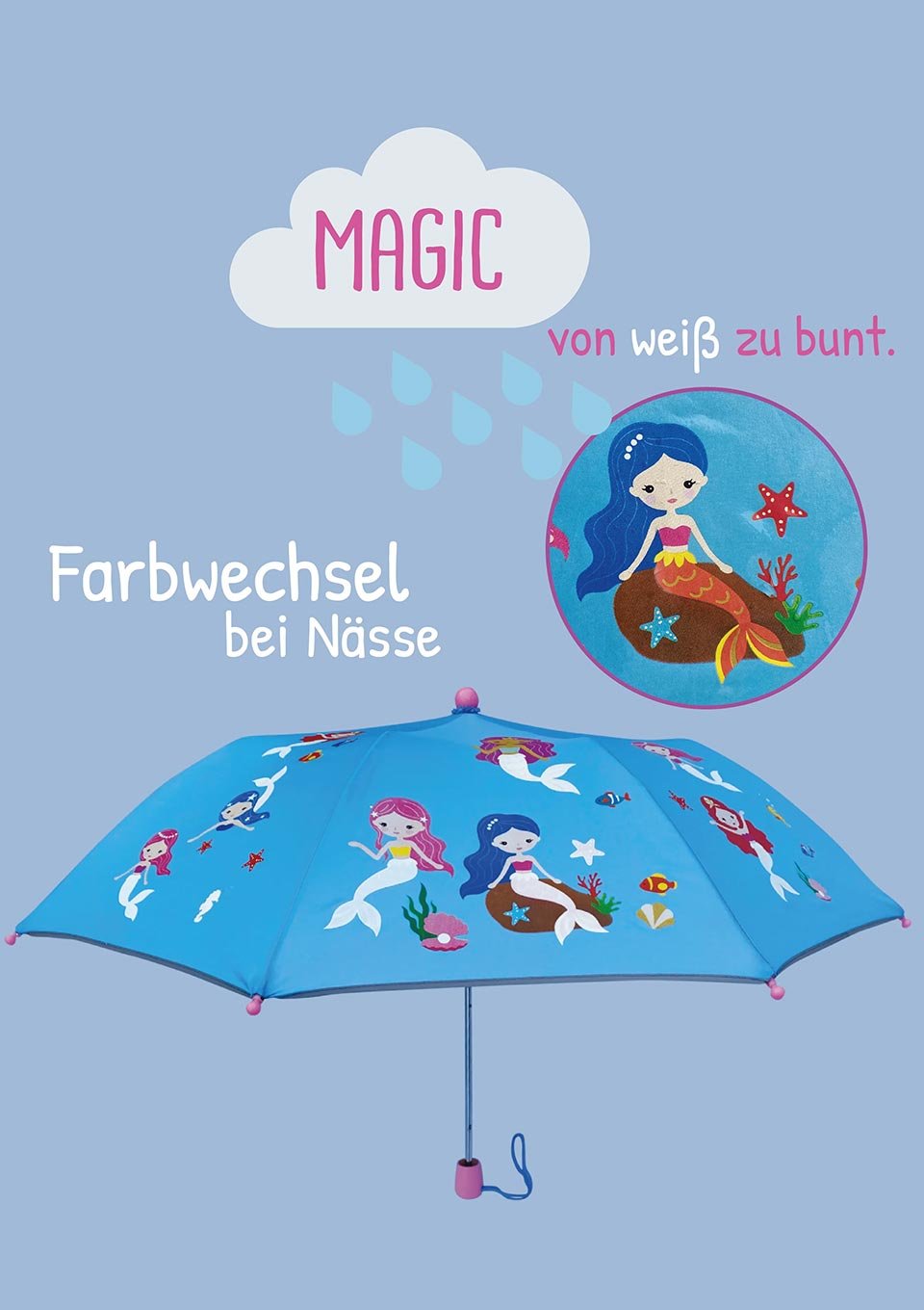 HECKBO Magic Regenschirm Meerjungfrau - tiny - boon.com