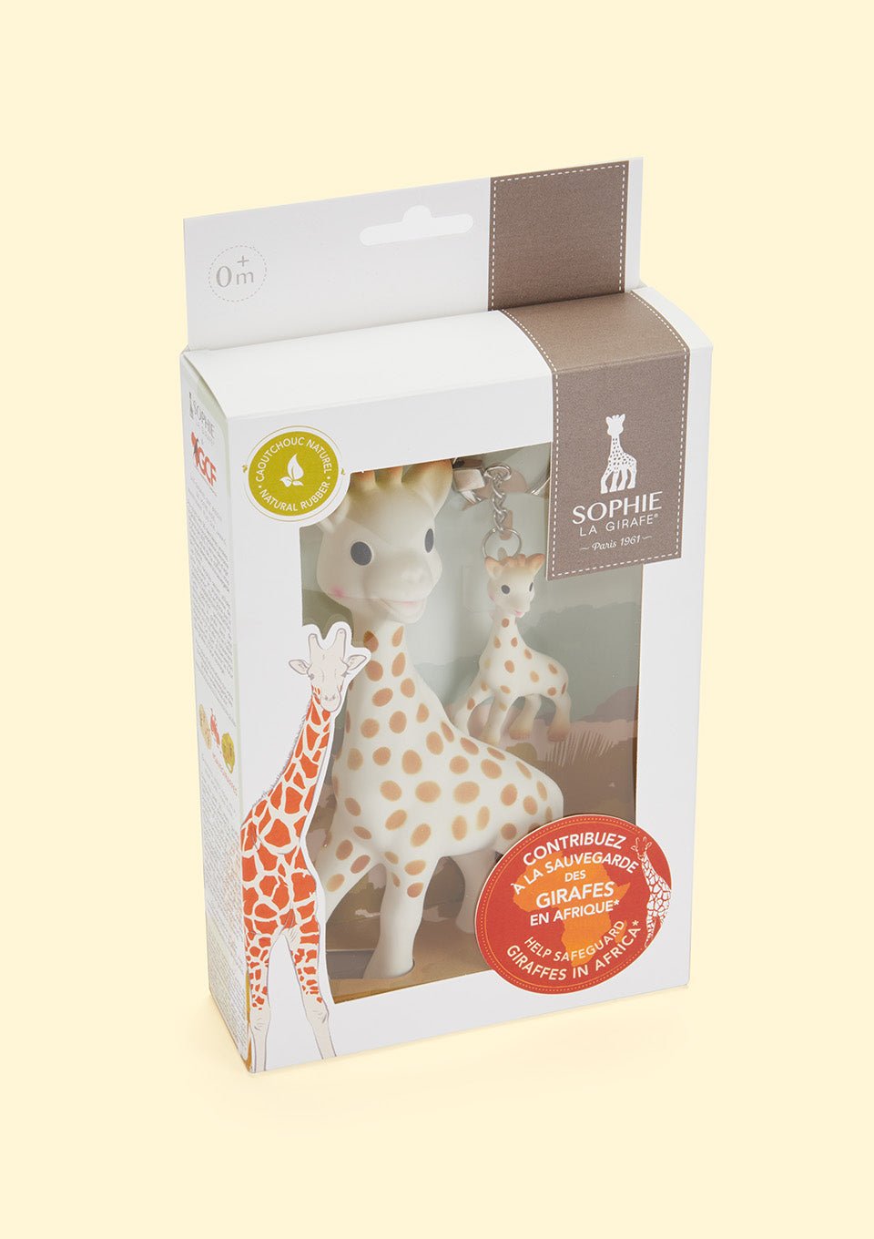 Vulli Sophie la girafe "Special Edition" mit Schlüsselanhänger - tiny - boon.com
