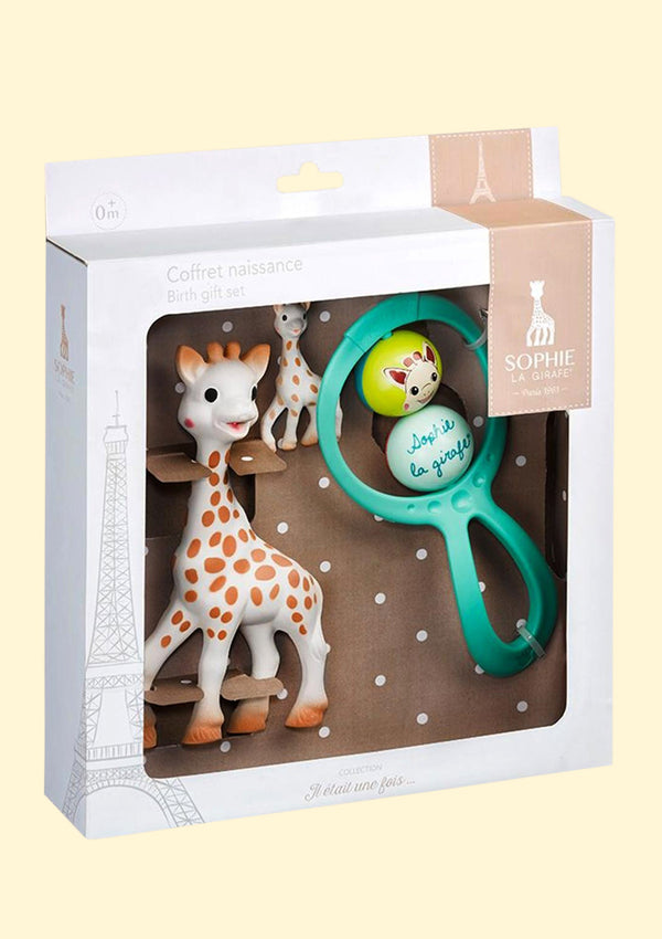 Geschenkset zur Geburt Sophie la girafe®