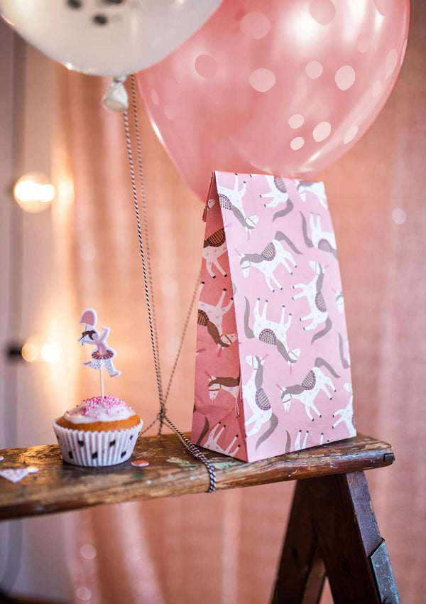 Geschenktüten "Zirkuspferd" 6er-Set