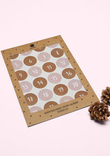 ava&yves Advents-Sticker rosa/rost - tiny-boon.com
