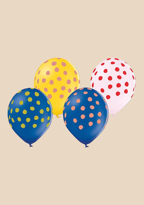 ava&yves Ballons blau/gelb/weiß 100% Naturlatex - tiny-boon.com