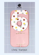 ava&yves Cake Topper Zahl "6" - tiny-boon.com