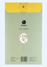 ava&yves Cake Topper Zahl "6" - tiny-boon.com