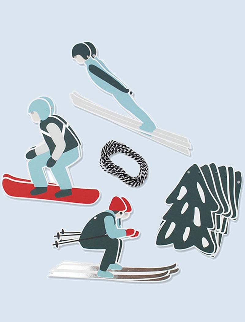 ava&yves Girlande "Wintersport" - tiny-boon.com