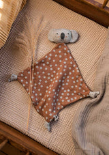 ava&yves Kuscheltuch Koala sugar/grau - tiny-boon.com