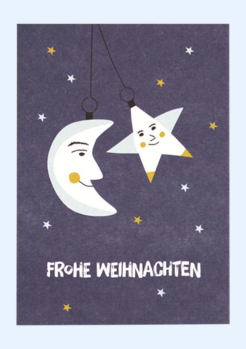 ava&yves Postkarte Baumschmuck "Frohe Weihnachten“ - tiny-boon.com