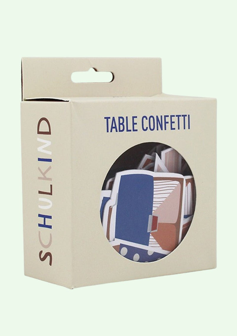 ava&yves Table Confetti "Schulkind" Stifte und Schulranzen - tiny-boon.com