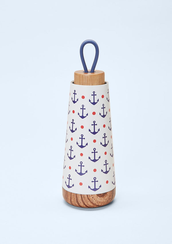 chic.mic bioloco loop Flasche mini "anchor dots" 350ml - tiny-boon.com