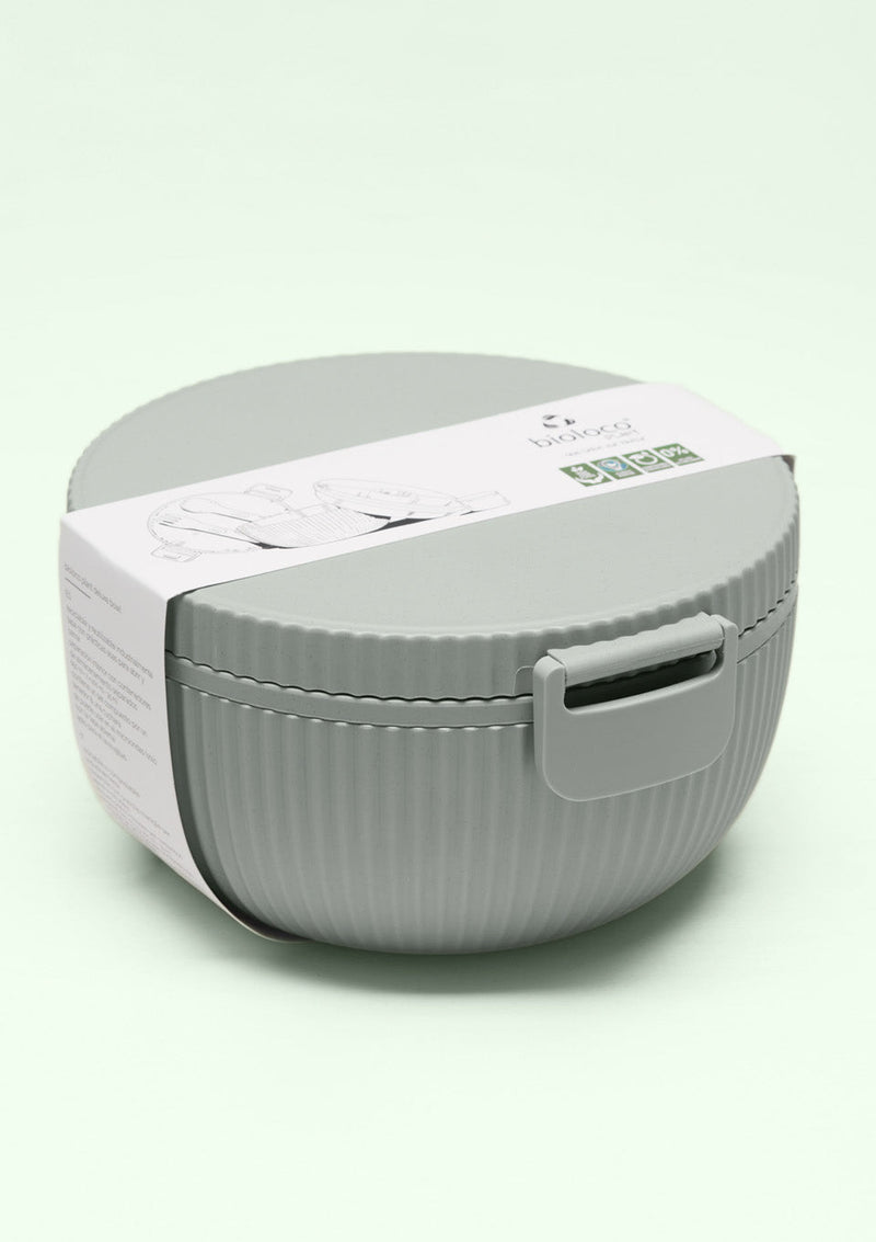 chic.mic bioloco plant deluxe bowl "sage" - tiny-boon.com