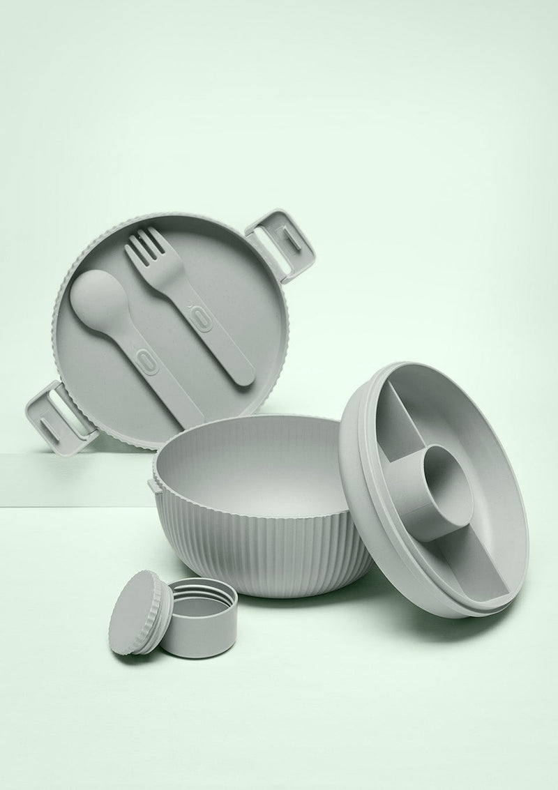chic.mic bioloco plant deluxe bowl "sage" - tiny-boon.com