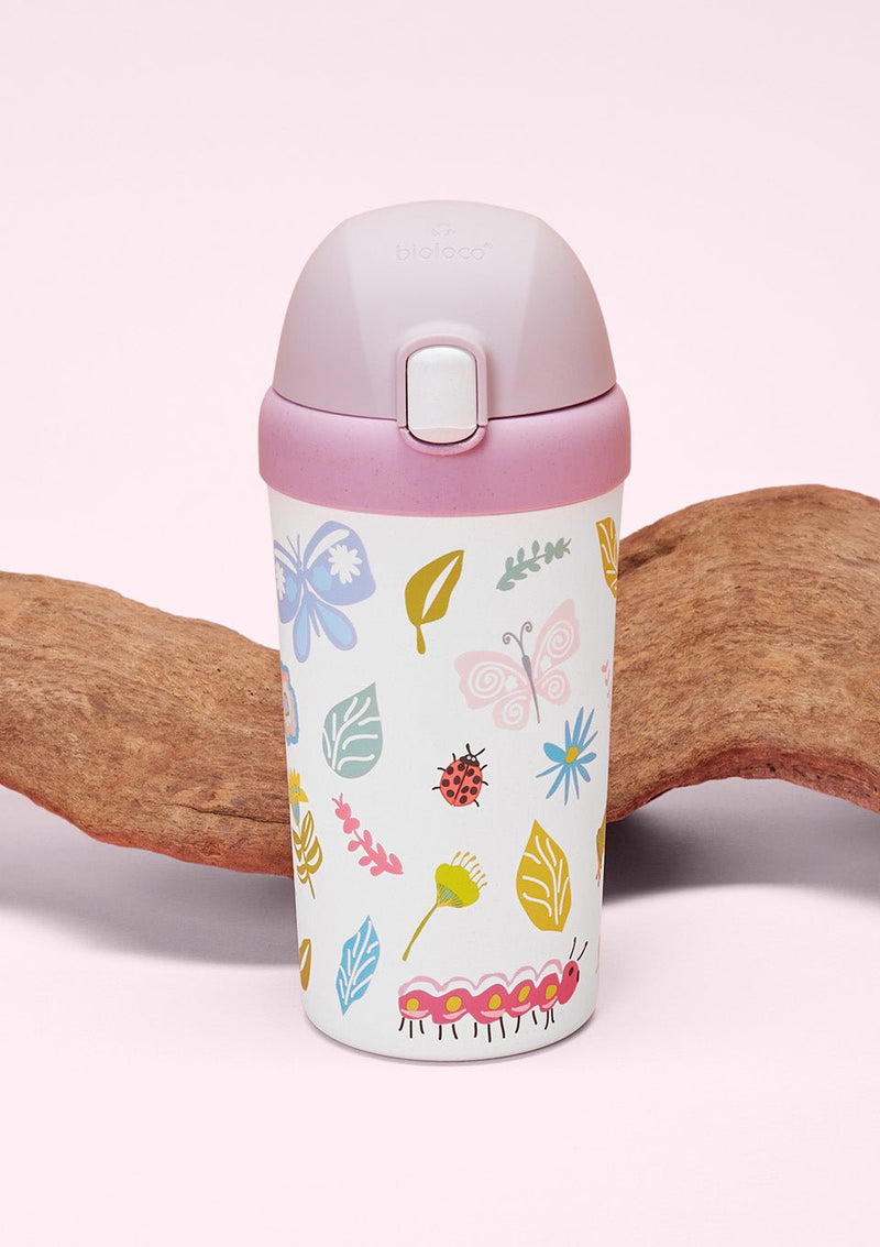 chic.mic bioloco plant kids cup "Schmetterling & Freunde" - tiny-boon.com