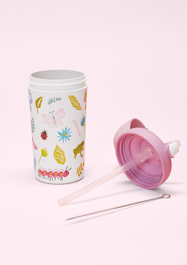 chic.mic bioloco plant kids cup "Schmetterling & Freunde" - tiny-boon.com