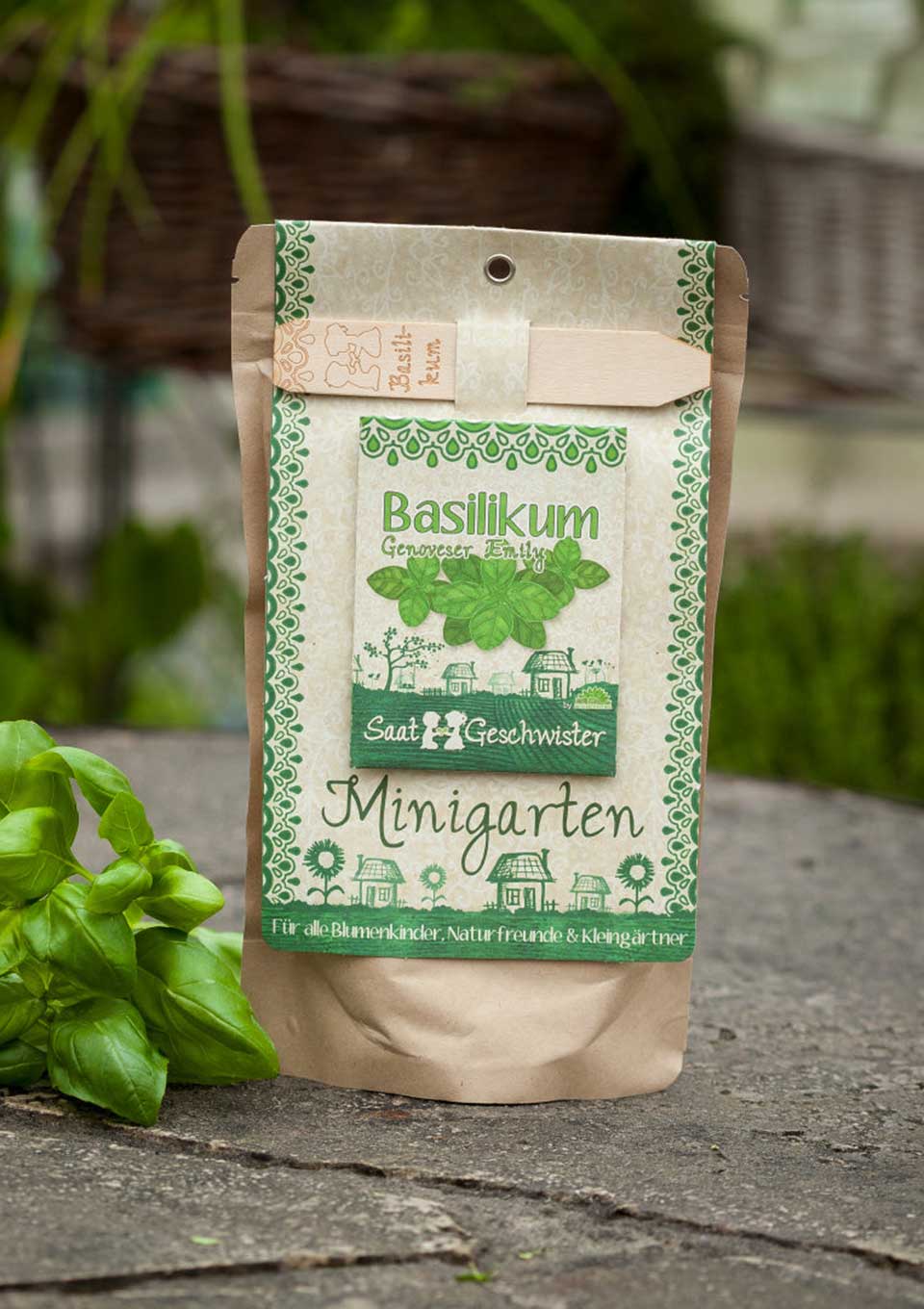 Die Stadtgärtner Minigarten "Bio-Basilikum" - tiny-boon.com