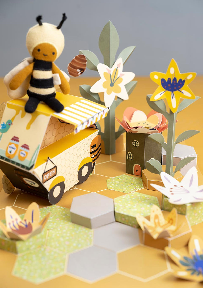 Fabelab Mini Makers Booklet - Honey Truck - tiny-boon.com