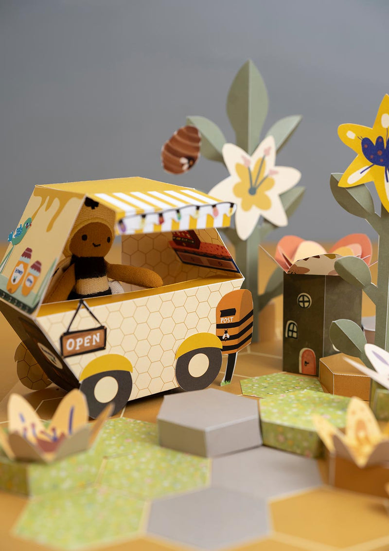 Fabelab Mini Makers Booklet - Honey Truck - tiny-boon.com