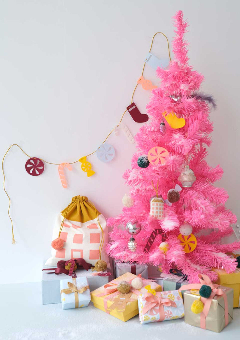 Fabelab Weihnachtliche Filz-Girlande "Sweets" - tiny-boon.com
