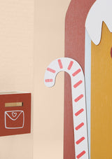 Fabelab Wichteltür aus Holz "Gingerbread House" - tiny-boon.com