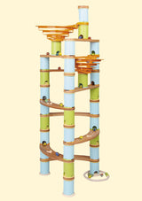 Fat Brain Toys Kugelbahn Bamboo Build & Run - Jumbo Kit 138 Teilen - tiny-boon.com