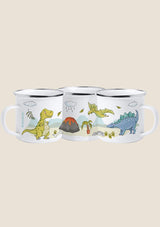 krima & isa Emaille Becher "Dinos" - tiny-boon.com