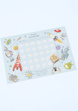 krima & isa Sternchenplan Raumfahrt mit Sternchen Stempel - tiny-boon.com