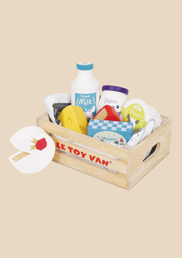 Le Toy Van Käse & Milch-Marktkiste - tiny-boon.com