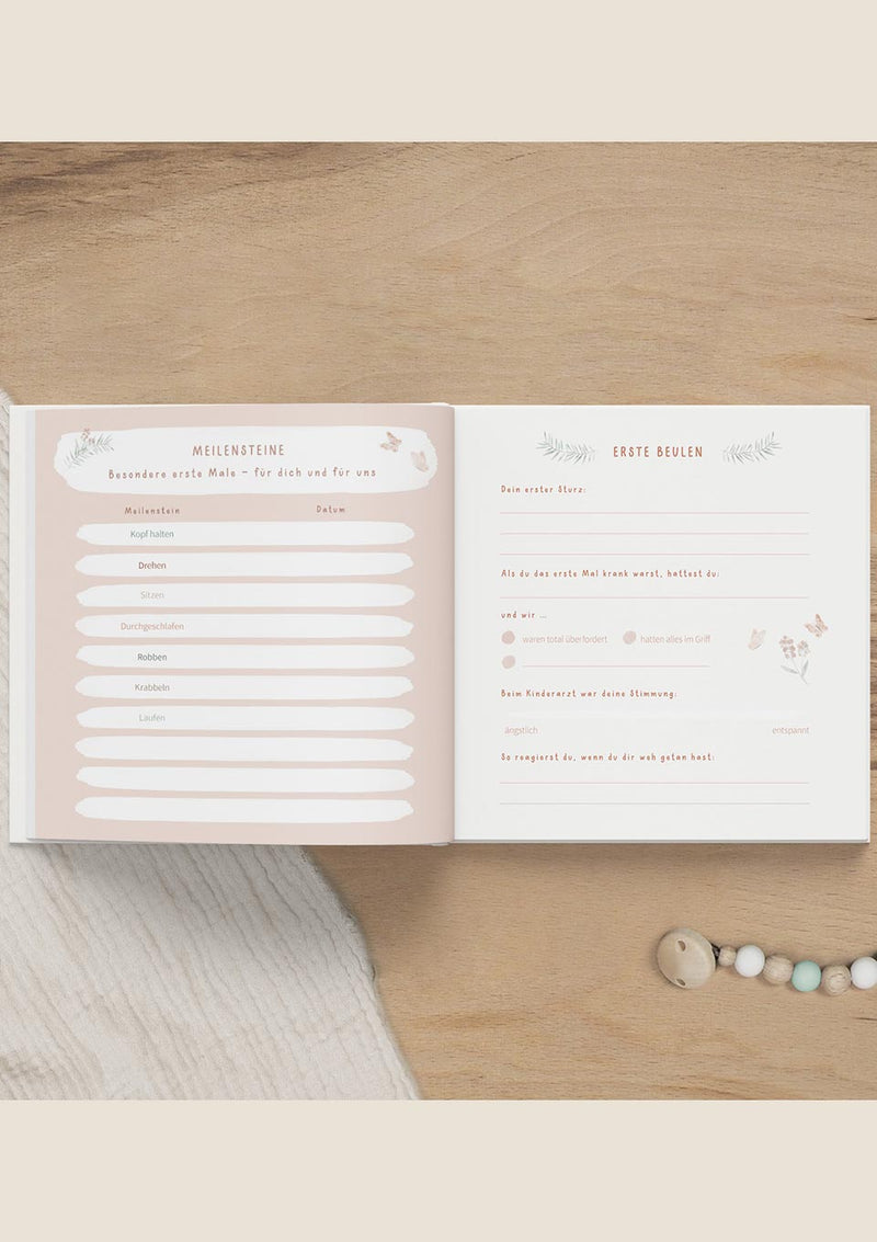 Mintkind Babytagebuch "Dein erstes Lebensjahr" - tiny-boon.com