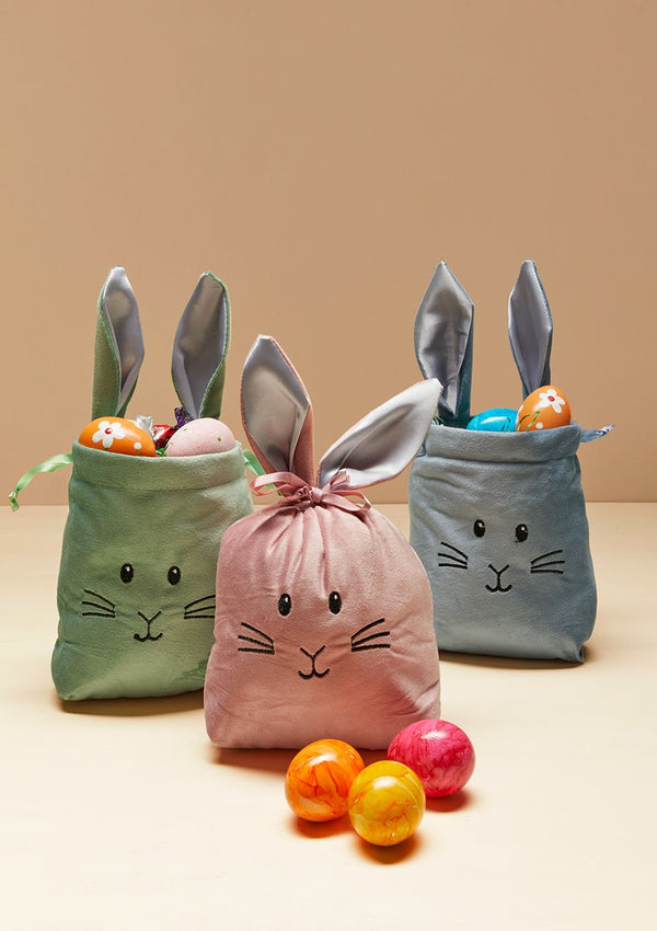 Papierdrachen Geschenksäckchen aus Samt 3er Set - tiny-boon.com