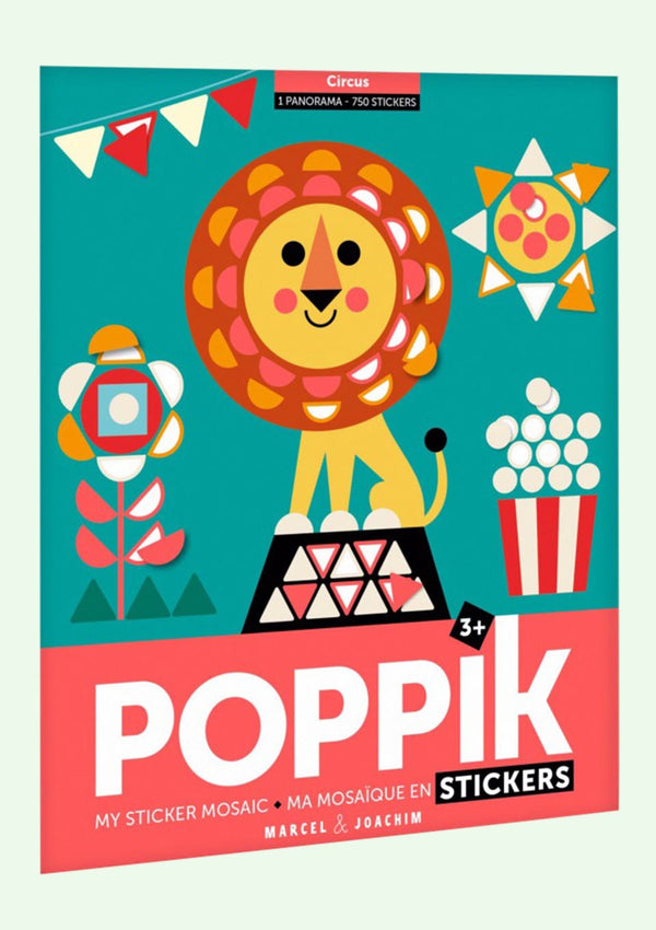 Poppik Stickerposter-Panorama "Zirkus" mit 750 Sticker - tiny-boon.com