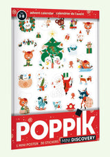 Poppik Stickerposter "Weihnachts-Adventskalender" - tiny-boon.com