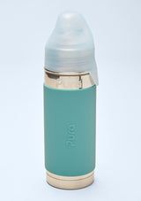 Pura kiki Edelstahl Trinkhalm-Flasche isoliert 250ml mint - tiny-boon.com