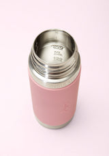 Pura kiki Edelstahl Trinkhalm-Flasche isoliert 250ml rosé - tiny-boon.com