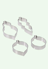Rex London Weihnachtliche Plätzchenformen 4er Set - tiny-boon.com