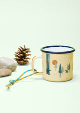 Roadtyping Emaille Becher "Camping" - tiny-boon.com