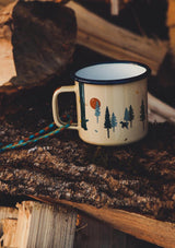 Roadtyping Emaille Becher "Camping" - tiny-boon.com