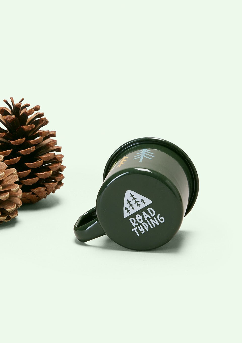 Roadtyping Kinder Emaille Tasse "Wald" - tiny-boon.com