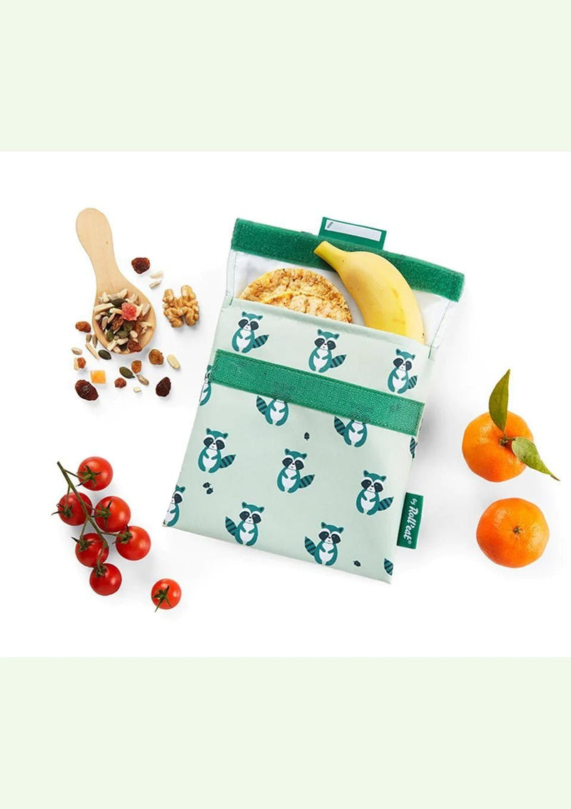Roll’eat Snack’n’Go Beutel "Animal Collection" Waschbär - tiny-boon.com
