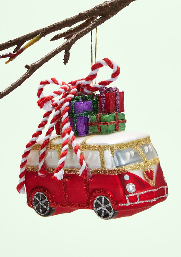 Sass & Belle Weihnachtshänger "Camper Van with Gifts" - tiny-boon.com