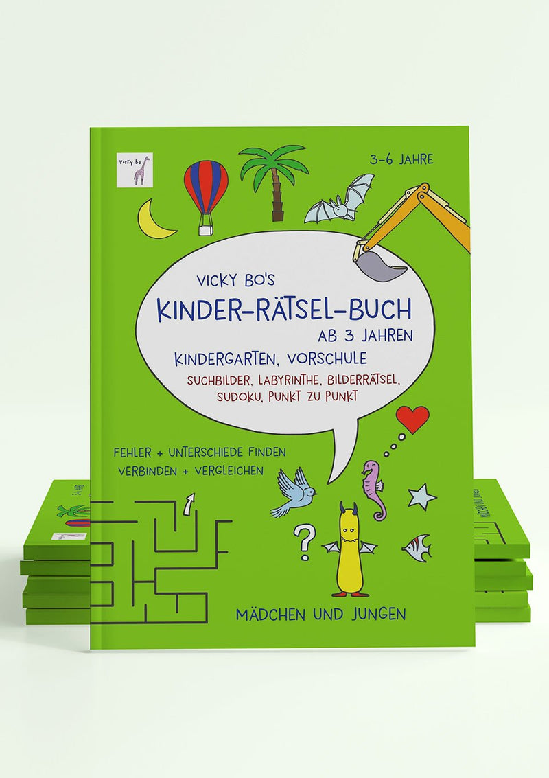 Vicky Bo Kinder-Rätsel-Buch - tiny-boon.com