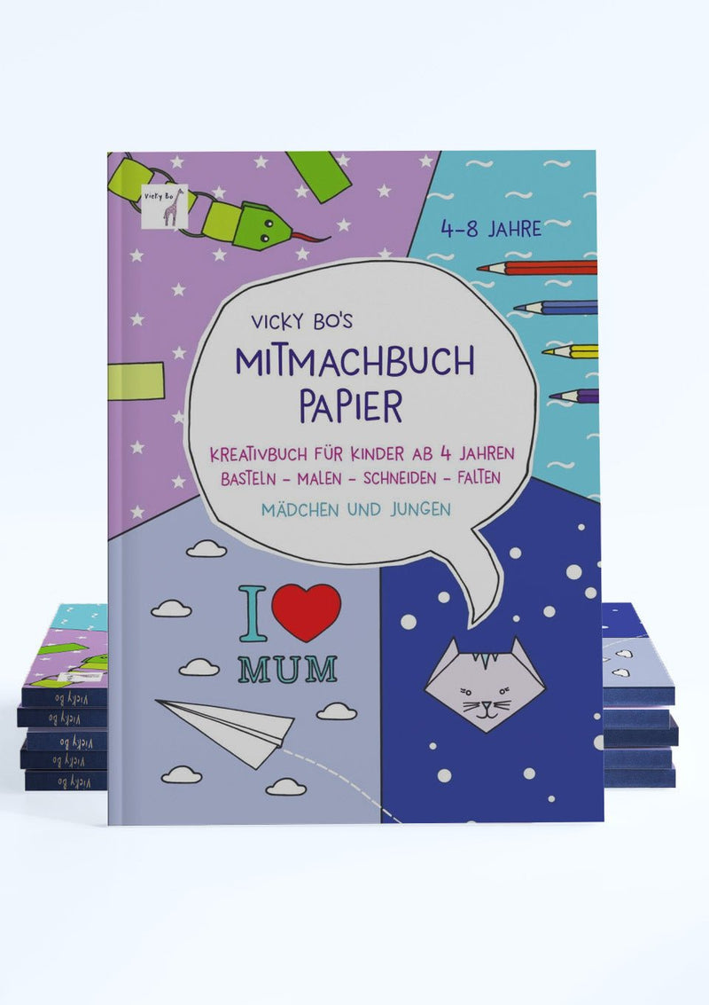 Vicky Bo Mitmach-Buch Papier - tiny-boon.com