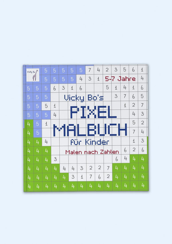 Vicky Bo Pixel-Malbuch 5-7 Jahre - tiny-boon.com