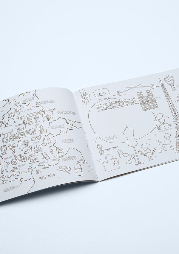 Vicky Bo Wissens-Malbuch "Europa" - tiny-boon.com