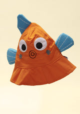 Zoocchini Badewindel & Sonnenhut Set - Fisch 6-12 Mon. - tiny-boon.com